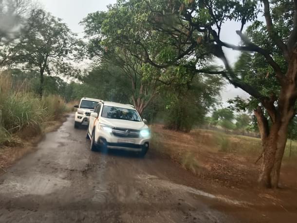 Rain slowed down the campaign